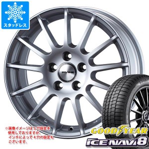 ジープ レネゲード BU/BV系用 スタッドレス グッドイヤー アイスナビ8 215/65R16 98Q アーヴィン F01 タイヤホイール4本セット