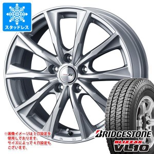 スタッドレスタイヤ ブリヂストン ブリザック VL10 145/80R12 80/78N (145R12 6PR相当) ＆ ジョーカー グライド 4.0-12 タイヤホイール4