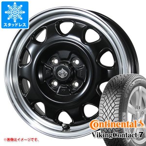 ハスラー用 スタッドレス コンチネンタル バイキングコンタクト7 165/60R15 81T XL ランドフット SWZ タイヤホイール4本セット