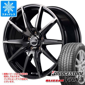 プリウス 60系用 スタッドレス ブリヂストン ブリザック VRX3 195/60R17 90Q シュナイダー DR-02 タイヤホイール4本セット