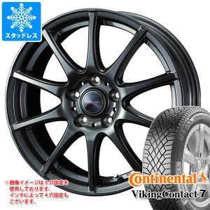 スタッドレスタイヤ コンチネンタル バイキングコンタクト7 195/65R15 95T XL ＆ ヴェルヴァ チャージ 6.0-15 タイヤホイール4本セット19