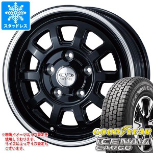 サクシード プロボックス 160系用 スタッドレス グッドイヤー アイスナビカーゴ 155/80R14 88/86N ヴィセンテ06PS タイヤホイール4本セッ