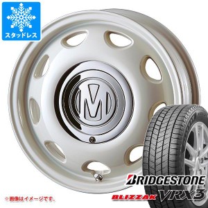 ハスラー用 スタッドレス ブリヂストン ブリザック VRX3 165/60R15 77Q クリムソン ディーン ミニ タイヤホイール4本セット