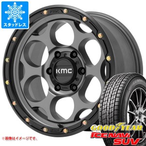 5本セット FJクルーザー 10系用 スタッドレス グッドイヤー アイスナビ SUV 265/70R17 115Q KMC KM541 ダーティーハリー タイヤホイール5