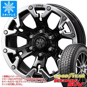 FJクルーザー 10系用 スタッドレス グッドイヤー アイスナビ SUV 265/70R17 115Q クリムソン MG ゴーレム タイヤホイール4本セット