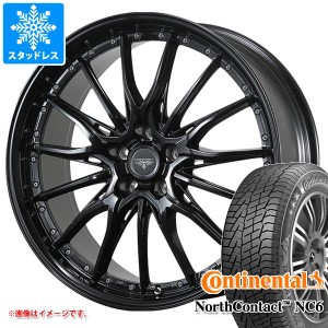 スタッドレスタイヤ コンチネンタル ノースコンタクト NC6 245/45R18 100T XL ＆ ドルフレン ヒューヴァー 8.0-18 タイヤホイール4本セッ