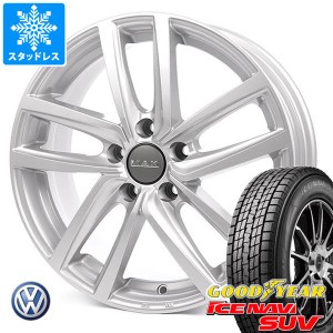 VW ティグアン 前モデル用 スタッドレス グッドイヤー アイスナビ SUV 215/65R16 98Q MAK ドレスデン タイヤホイール4本セット