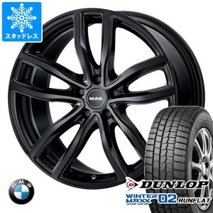 BMW G70 7シリーズ用 スタッドレス ダンロップ ウインターマックス02 DSST WM02 245/50RF19 101Q ランフラット MAK ファー タイヤホイー