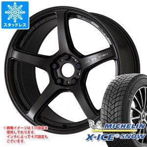 スタッドレスタイヤ ミシュラン エックスアイススノー SUV 235/55R19 105H XL ＆ ワーク エモーション T5R 8.5-19 タイヤホイール4本セッ