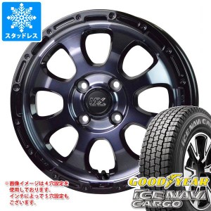 キャリイ DA16T用 スタッドレス グッドイヤー アイスナビカーゴ 145/80R12 80/78N (145R12 6PR相当) マッドクロスグレイス タイヤホイー