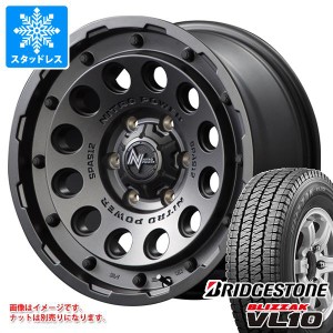 ハイエース 200系用 スタッドレス ブリヂストン ブリザック VL10 195/80R15 107/105N ナイトロパワー H12 ショットガン タイヤホイール4