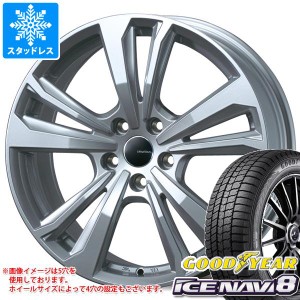 VW ティグアン 前モデル用 スタッドレス グッドイヤー アイスナビ8 215/65R16 98Q スマートライン 365 タイヤホイール4本セット