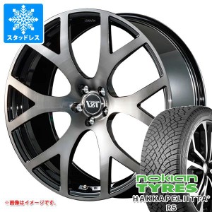 ボルボ XC60 DD/DB系用 スタッドレス ノキアン ハッカペリッタ R5 SUV 235/55R19 105R XL VST タイプR6 フォージド タイヤホイール4本セ