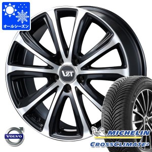 ボルボ XC40 XB系用 オールシーズンタイヤ ミシュラン クロスクライメート2 235/55R18 104H XL VOL ボルボ承認 VST タイプST1 タイヤホイ