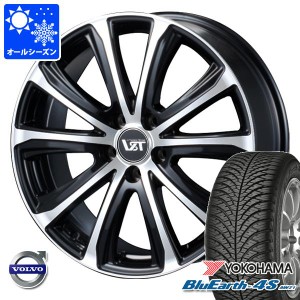 ボルボ XC40 XB系用 オールシーズンタイヤ ヨコハマ ブルーアース4S AW21 235/55R18 100V VST タイプST1 タイヤホイール4本セット