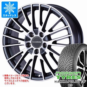 メルセデスベンツ W205 Cクラス用 スタッドレス ノキアン ハッカペリッタ R5 225/45R18 95T XL ユーロデザイン カルヴァー タイヤホイー