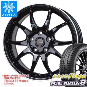 スタッドレスタイヤ グッドイヤー アイスナビ8 165/60R14 75Q ＆ ジースピード P-06 4.5-14 タイヤホイール4本セット165/60-14 GOODYEAR 