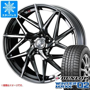 プリウス 60系用 スタッドレス ダンロップ ウインターマックス02 WM02 195/60R17 90Q レオニス IT タイヤホイール4本セット