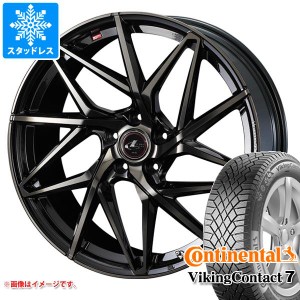 スタッドレスタイヤ コンチネンタル バイキングコンタクト7 185/60R15 88T XL ＆ レオニス IT タイヤホイール4本セット185/60-15 CONTINE