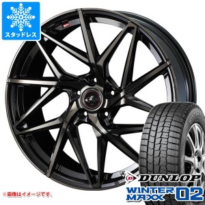 スタッドレスタイヤ ダンロップ ウインターマックス02 WM02 215/50R17 91Q ＆ レオニス IT 7.0-17 タイヤホイール4本セット215/50-17 DUN