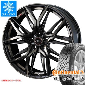 スタッドレスタイヤ コンチネンタル バイキングコンタクト7 215/50R17 95T XL ＆ レオニス LM 7.0-17 タイヤホイール4本セット215/50-17 