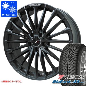 アルファード 40系用 オールシーズンタイヤ ヨコハマ ブルーアース4S AW21 225/60R18 104V XL エルエフ フォース 7.0-18 タイヤホイール4