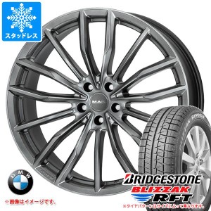 BMW F98 X4M用 スタッドレス ブリヂストン ブリザック RFT 255/50R19 107Q XL ランフラット MAK ラップ タイヤホイール4本セット