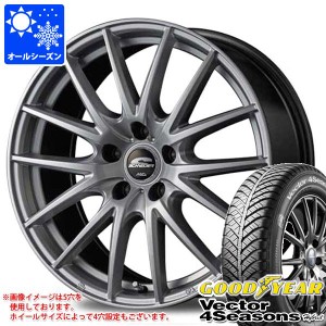 オールシーズン 165/55R14 72H グッドイヤー ベクター 4シーズンズ ハイブリッド シュナイダー SQ27 4.5-14 タイヤホイール4本セット