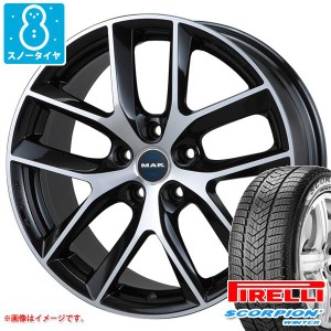 テスラ モデルX用 スノータイヤ ピレリ スコーピオン ウィンター 255/45R20 105V XL MAK ボルテージFF タイヤホイール4本セット