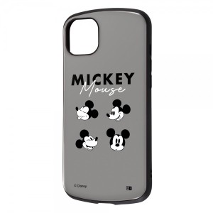 スマホケース iPhone 14 Plus ディズニー 耐衝撃ケース MiA ミッキーマウス_フェイス 保護 ソフト ハードケース スマホカバー 頑丈 丈夫 