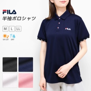 FILA ポロシャツ 半袖 スポーツウェア レディース トップス フィラ UV対策 紫外線対策 吸汗速乾 テニス ゴルフ LL 大きいサイズ *2