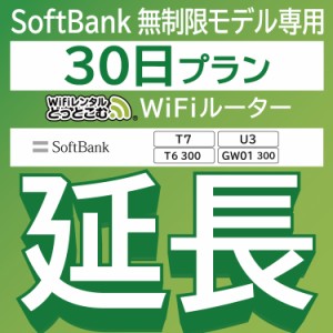 【延長専用】wifi レンタル 30日 T7 T6300 U3300 GW01300 ルーター wi-fi  ポケットwifi