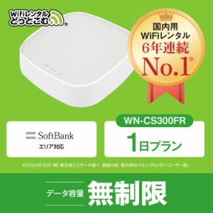 ホームルーター wifi レンタル 1日 無制限 即日発送 日本国内専用 WN-CS300FR ソフトバンク 空港 受取