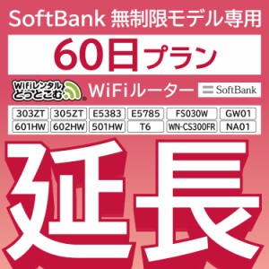 【延長専用】wifi レンタル 60日 ルーター wi-fi  ポケットwifi 2ヵ月