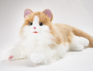 あまえんぼうねこちゃん ミックスブラウン 　ねこ 猫 おもちゃ 可愛い プレゼント 敬老の日 デジレクト 猫型ペットロボット プレゼント 