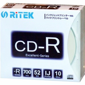 RiDATA CD-R700EXWP.10RT SC N データ用CD-R 5mmスリムケース10枚入