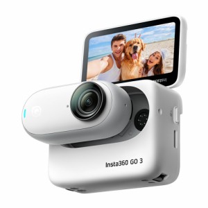 【推奨品】Insta360 CINSABKA_GO301 Insta360 GO 3 64GB 超小型アクションカメラ 64GB アークティックホワイト 