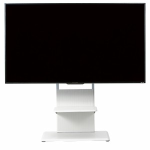 【推奨品】YAMADASELECT(ヤマダセレクト) YFST5565W テレビスタンド 55-65インチ用 ホワイト