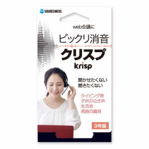 ソースネクスト Krisp Pro 3年版