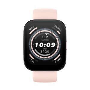 Amazfit Bip 5 大画面スマートウォッチ パステルピンク