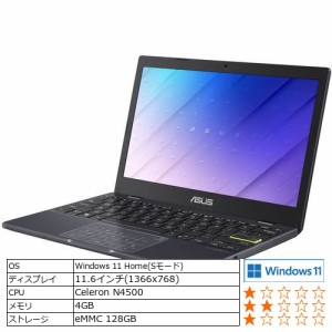 ASUS E210KA-GJ01BWS ノートパソコン ASUS E210KA ピーコックブルー