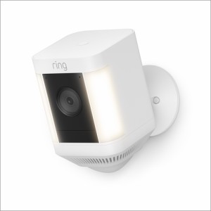 【推奨品】アマゾン B09J6FWP3Z Ring Spotlight Cam Plus, Battery (リング スポットライトカム プラス バッテリーモデル) ホワイト Amaz