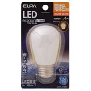 ELPA LDS1L-G-G901 LED電球 「サイン球形」(電球色・口金E26)  