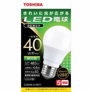 東芝 LDA4N-G／40V1 LED電球 40W 昼白色 E26