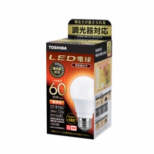 東芝 LDA7L-G／DSK60V1 LED電球 E26 60W相当 電球色 配光角180°調光器対応 LDA7LG／DSK60V1