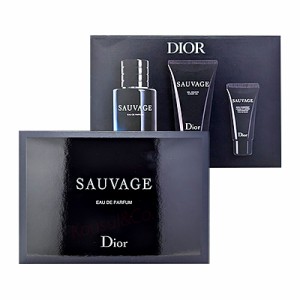 クリスチャン ディオール CHRISTIAN DIOR ソヴァージュ オードパルファム 3P コフレセット EDP60ml＋シャワージェル50ml＋Fモイスチャラ