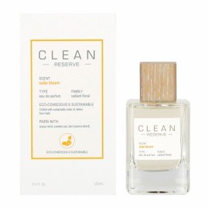 クリーン CLEAN リザーブ ソーラー ブルーム オードパルファム 箱不良 EDP SP 100ml 【訳あり香水】【在庫あり】