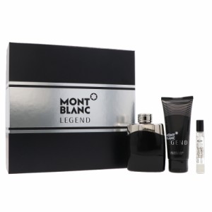 モンブラン MONT BLANC レジェンド 3P コフレセット EDT100ml＋EDT7.5ml＋アフターシェーブバーム100ml 箱不良 【訳あり香水】【在庫あり