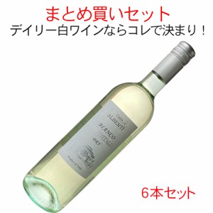 【送料無料】カーサ・アルベルティ　ビアンコ　1ケース6本セット　家飲み　まとめ買い　白【沖縄・離島は別料金加算】