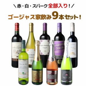 【送料無料】ワインセット ボルドーもカヴァも入ったゴージャス家飲み9本セット 赤ワイン 白ワイン スパークリング 全部入り 第54弾